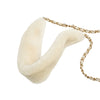 Chanel Quilted Lambskin and Shearling CC Muff Flap Secondhand