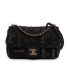 Secondhand Chanel Medium Quilted Denim Mood Flap