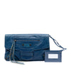 Balenciaga Lambskin Motocross Classic Envelope Clutch Secondhand
