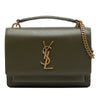 Saint Laurent Mini Calfskin Monogram Sunset Wallet on Chain Secondhand