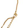 Dior Gold Plated Strass CD Logo Pendant Necklace Secondhand