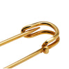 Hermès Gold Plated Clou de Selle Safety Pin Brooch Secondhand