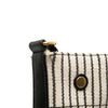 Saint Laurent Striped Canvas Rive Gauche Bucket Bag Secondhand