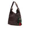 Gucci Leather Web Horsebit Heritage Hobo Secondhand