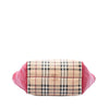 Secondhand Burberry Small Haymarket Check Coated Canvas and Calfskin Canterbury Tote