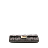 Fendi Zucca Embossed Leather Baguette Wallet On Chain Secondhand