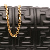 Fendi Zucca Embossed Leather Baguette Wallet On Chain Secondhand