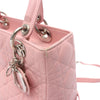 Dior Dior LADY DIOR Christian Dior Medium 2-Way Bag Handbag leather Pink Used Women Secondhand