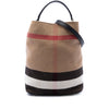 Burberry Medium Mega Check Canvas Ashby Bucket Bag Secondhand