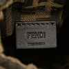 Fendi Nano Zucca Straw and Canvas Step Out Bag Secondhand