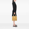 Celine Spiraling Macadam Embossed Leather Top Handle Bag Secondhand