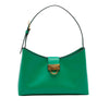 Ferragamo Leather Gancini Trifolio Shoulder Bag Secondhand