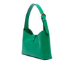 Ferragamo Leather Gancini Trifolio Shoulder Bag Secondhand