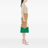 Ferragamo Leather Gancini Trifolio Shoulder Bag Secondhand