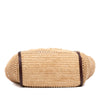 Secondhand Chloé Small Raffia Embroidered Logo Iconic Tote