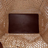 Secondhand Chloé Small Raffia Embroidered Logo Iconic Tote