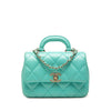 Chanel Mini Quilted Shiny Lambskin Coco Trip Flap Secondhand