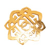 Chanel CC Gold Plated Filigree Brooch Secondhand