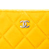 Chanel Medium CC Quilted Velvet O Case Clutch Secondhand