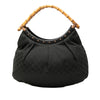 Gucci GG Canvas Bamboo Studded Hobo Secondhand