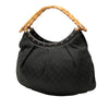 Gucci GG Canvas Bamboo Studded Hobo Secondhand