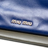 Miu Miu Tricolor Vitello Soft Flap Handbag Secondhand
