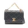 Chanel CC Quilted Lambskin Single Flap Secondhand