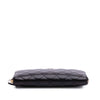 Chanel CC Quilted Caviar Zip Around Long Wallet Secondhand