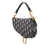 Dior Mini Oblique Canvas Saddle Bag Secondhand