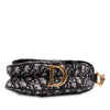 Dior Mini Oblique Canvas Saddle Bag Secondhand