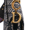 Dior Mini Oblique Canvas Saddle Bag Secondhand