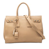 Saint Laurent Small Grained Calfskin Supple Sac De Jour Satchel Secondhand