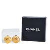 Chanel Gold Plated CC Clip On Earrings Secondhand