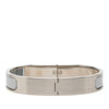 Hermès Palladium Plated Enamel Jet Bracelet Secondhand