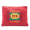 Gucci Medium Leather Logo Portfolio Clutch Secondhand