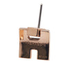 Hermès Rose Gold Plated Enamel Eileen Push Back Earrings Secondhand