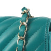 Chanel Mini Rectangular Chevron Lambskin Single Flap Secondhand