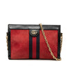 Gucci Small Suede Web Ophidia Chain Crossbody Secondhand