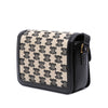 Celine Teen Embroidered Canvas and Calfskin Triomphe Crossbody Secondhand