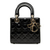 Secondhand Dior Small Patent Cannage Lady Dior
