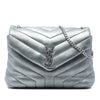 Saint Laurent Small Matelasse Metallic Calfskin Monogram LouLou Shoulder Bag Secondhand