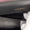 Saint Laurent Small Metallic Python Embossed Leather Monogram Envelope Bag Secondhand