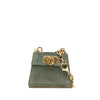 Secondhand Ferragamo Mini Gancini Suede Chain Crossbody