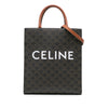 Celine Small Triomphe Coated Canvas Vertical Cabas Satchel Secondhand