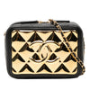 Chanel Mini CC Quilted Lambskin and Golden Plate Vanity Crossbody Secondhand
