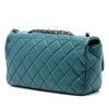 Chanel CC Quilted Lambskin East West Single Flap Secondhand