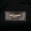 Saint Laurent Chevron Leather Monogram Zip A5 Wristlet Pouch Secondhand
