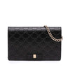 Gucci Mini Guccissima Bow Signature Wallet On Chain Secondhand