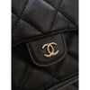 Chanel CC Quilted Lambskin Pouch with Mini Flap Purse Secondhand