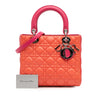 Dior Medium Bicolor Lambskin Cannage Lady Dior Secondhand